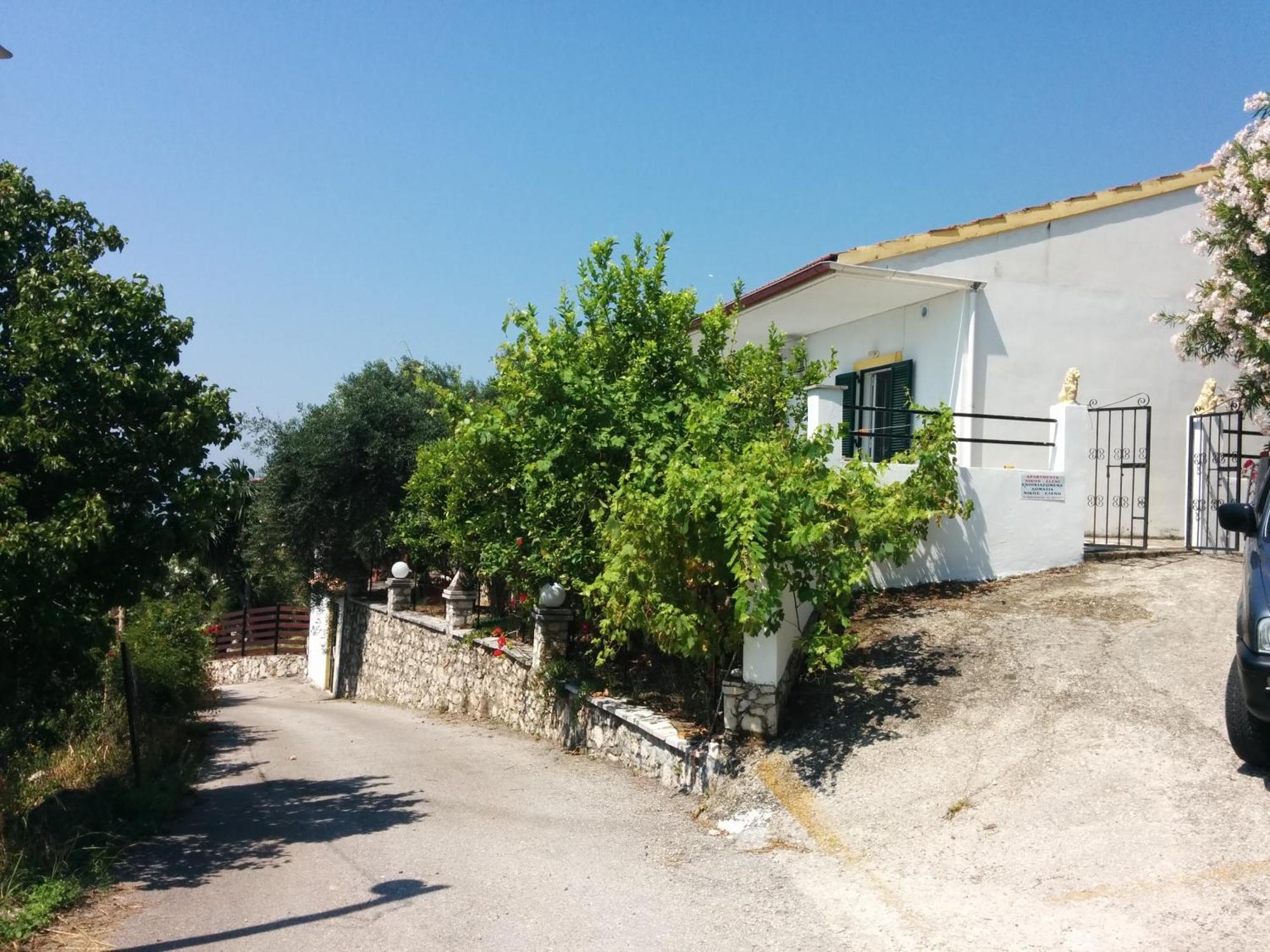 Nikos - Eleni Apartment Barbati Bagian luar foto